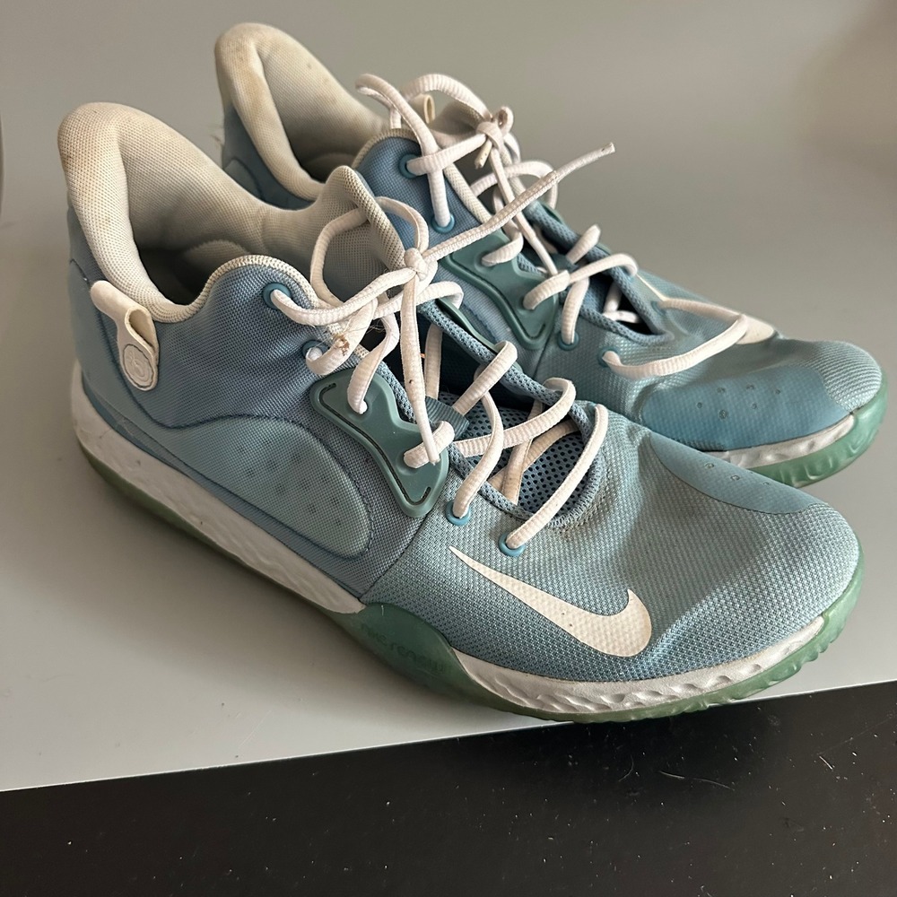 Nike KD Trey 5 VIII Basketball Shoes SZ 14 Blue White CK0892-400 Renew Sneakers